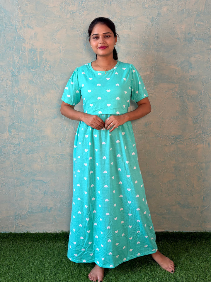 Millennial - Zipless Maternity and feeding wear - Full length - Translucent fabric - Indoor use only