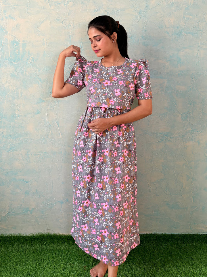 Pink Salt - Zipless Maternity and feeding wear - Midi length