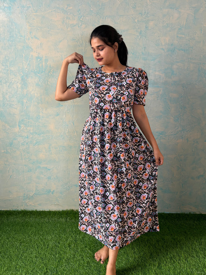 Ramya - Zipless Maternity and feeding wear - Midi length