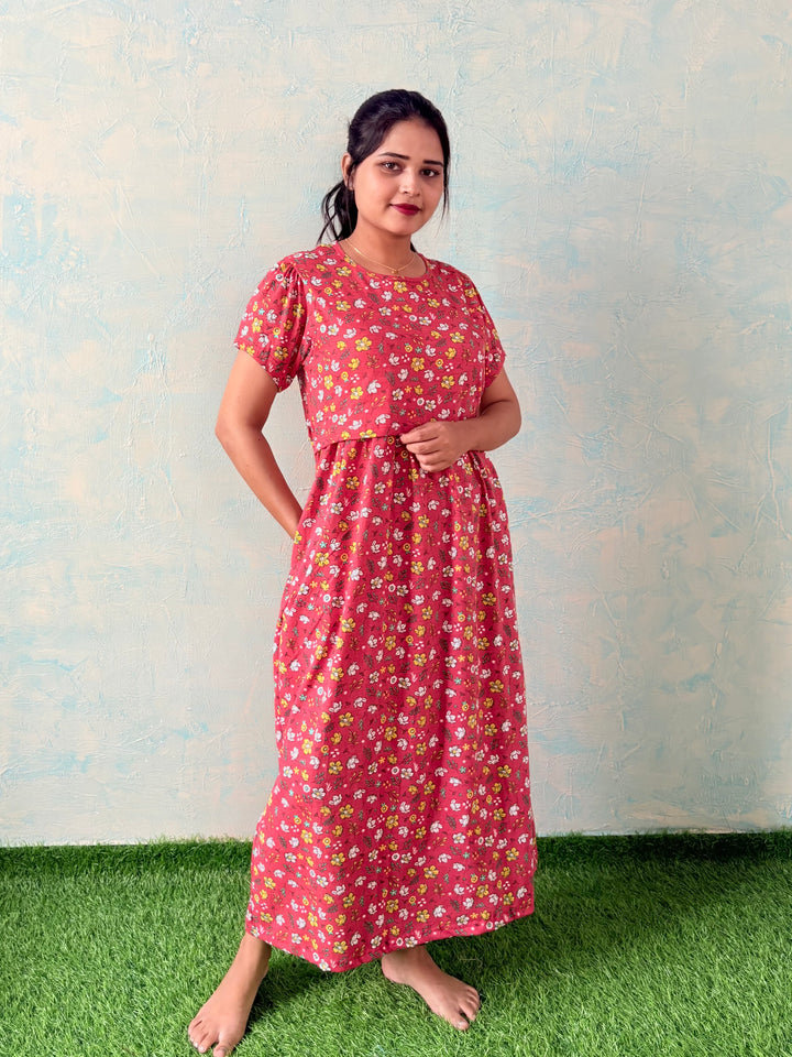 Amaranth - Zipless Maternity and feeding wear - Midi length