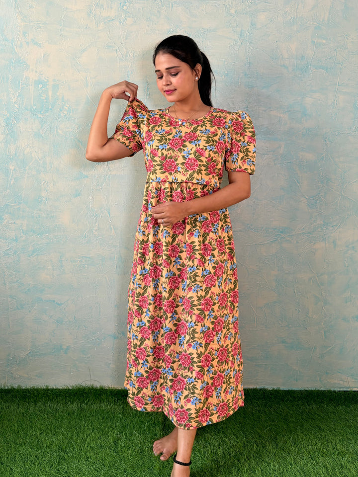 Sandal - Zipless Maternity and feeding wear - Midi length