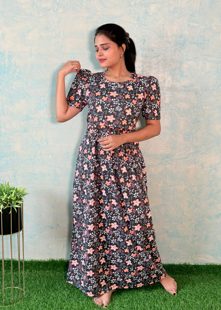 Midnight - Zipless Maternity and feeding wear - Full length