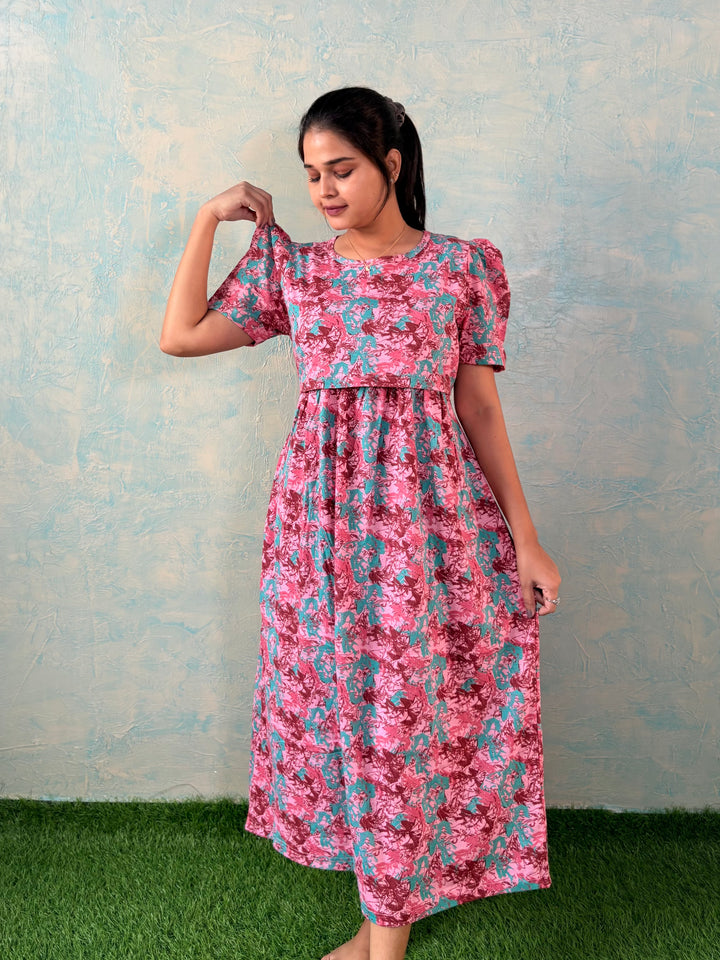 Scribble - Zipless Maternity and feeding wear - Midi length