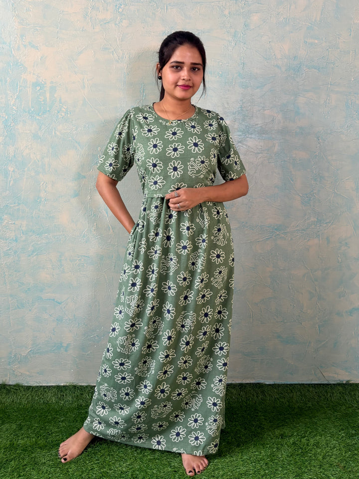 Sage - Zipless Maternity and feeding wear - Full length