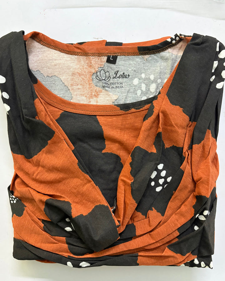 SHAWL design - WHEY - Zipless Maternity & feeding wear - Full length