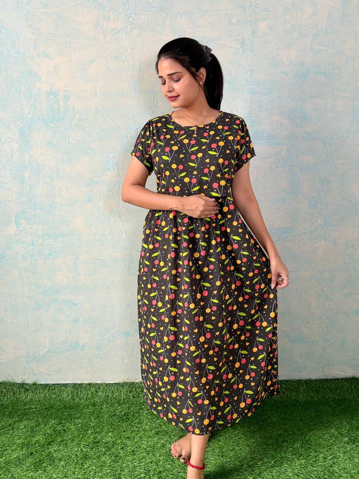Prune - Zipless Maternity and feeding wear - Midi length
