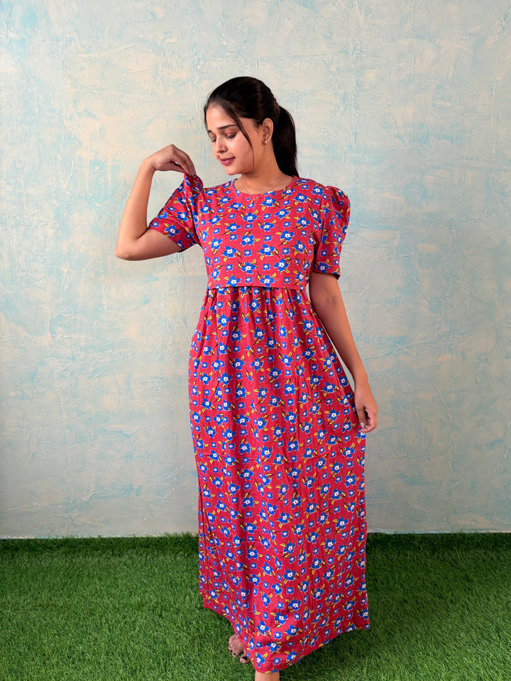 Rayalaseema - Zipless Maternity and feeding wear - Full length