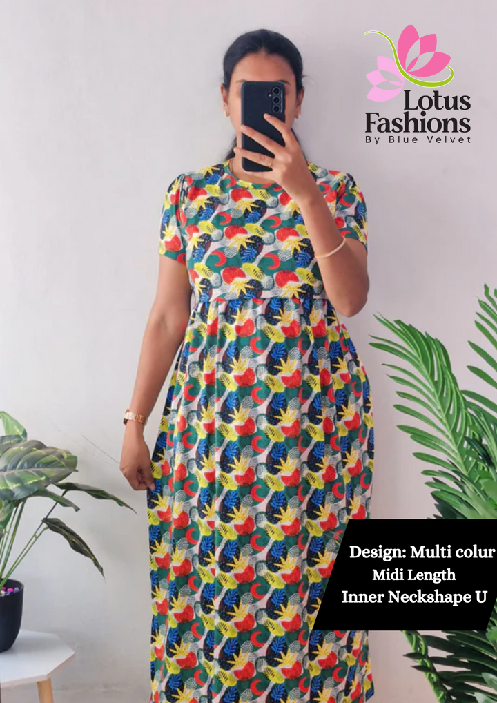 Multi Colour - Zipless Maternity and feeding wear