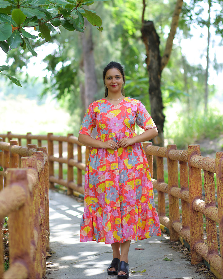 Thara Maternity and feeding wear with side zips