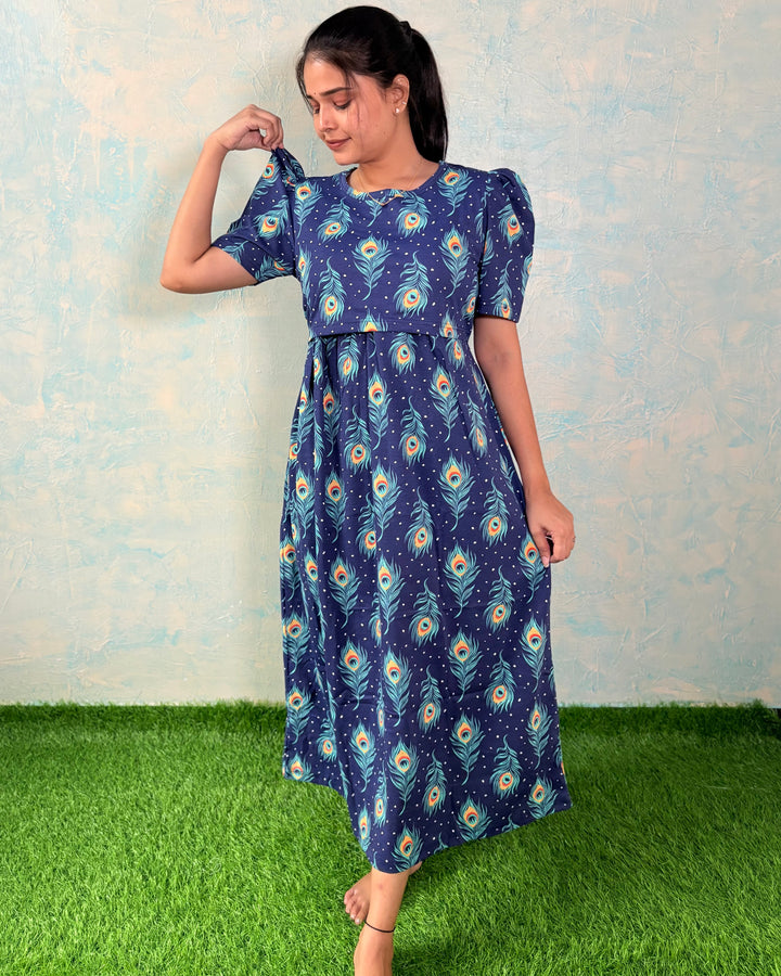 PEACOCK - Zipless Maternity & feeding wear - Midi length