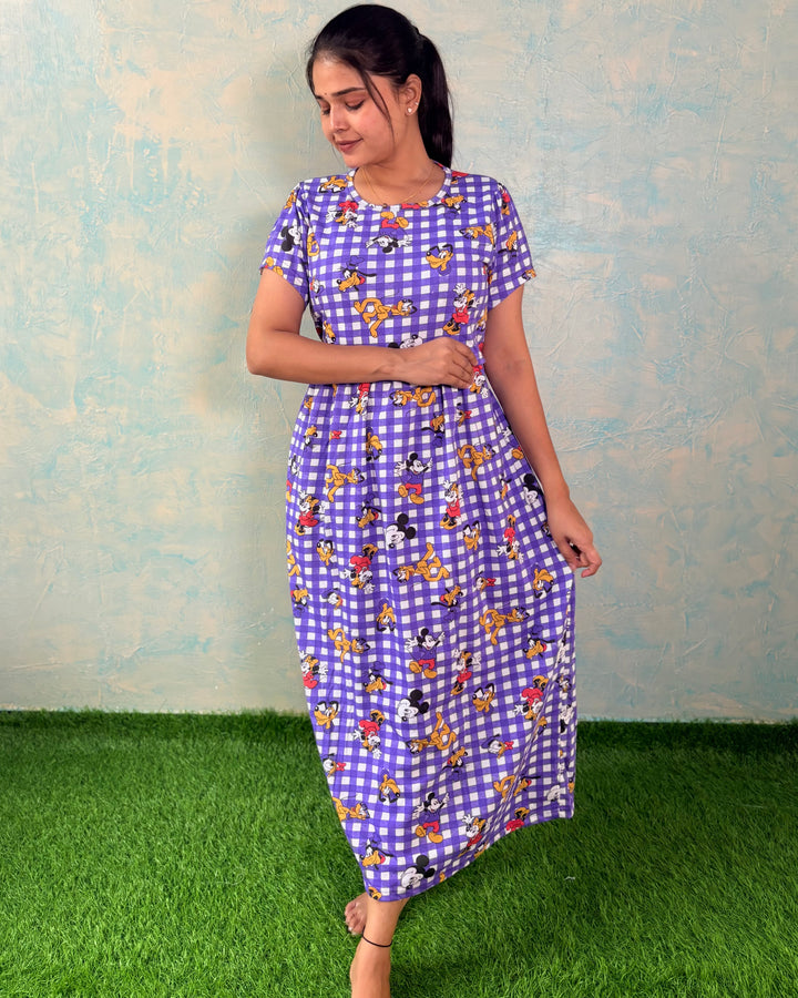 SNOOPY - Zipless Maternity & feeding wear - Midi length