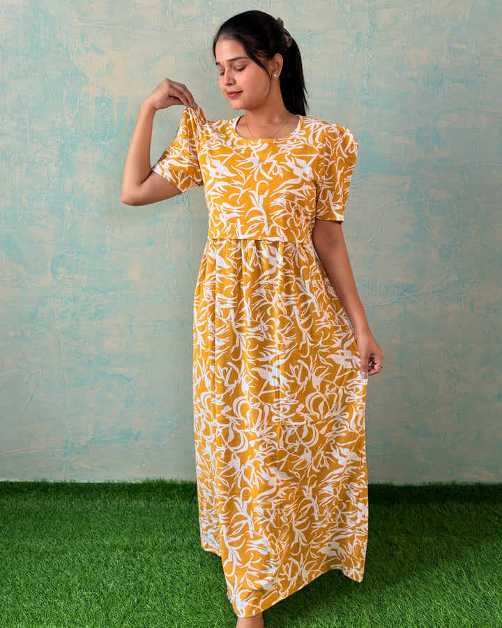 Turmeric - Zipless Maternity & feeding wear - Full length