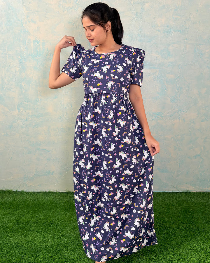 Unicorn - Zipless Maternity & feeding wear - Full length - 53 inches