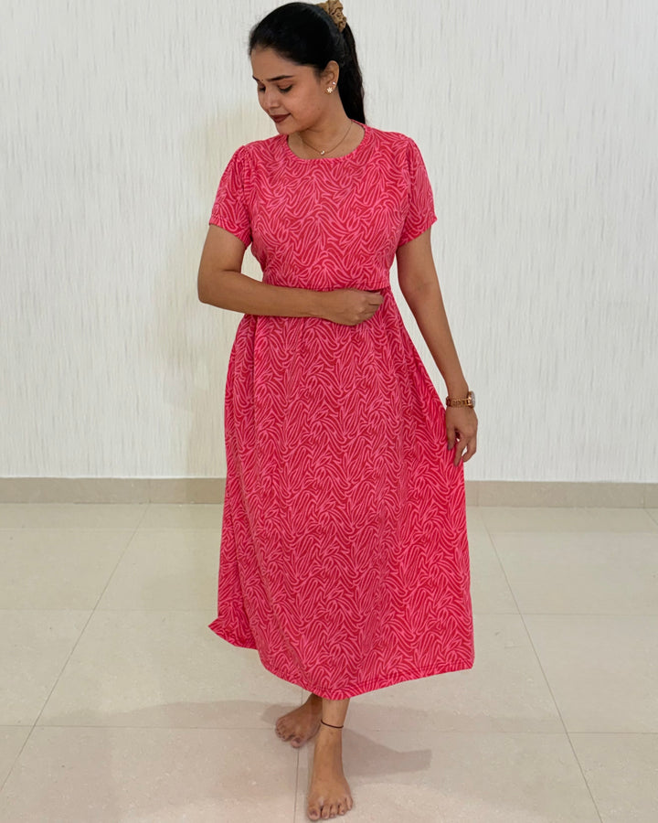 Rose line - Zipless wear - Midi length