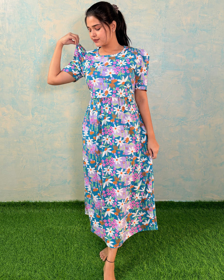 HONEY BEES - Zipless Maternity & feeding wear - Midi length