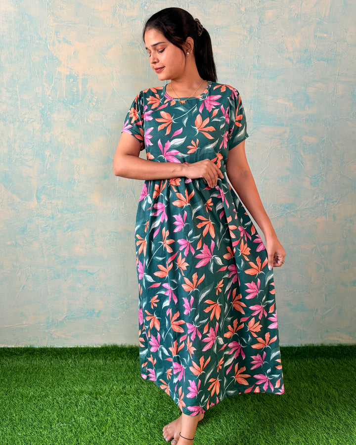 Lawn - Zipless Maternity and feeding wear - Midi length