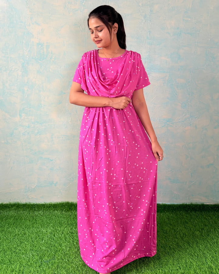 SHAWL design - KANGANA - Zipless Maternity & feeding wear - Full length