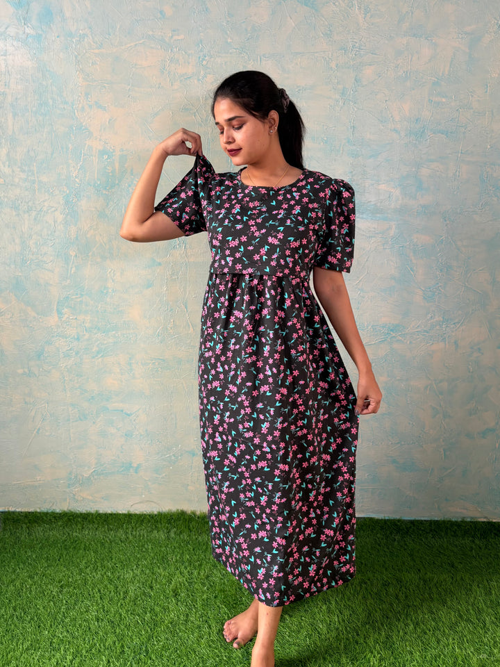 Dark Edition - Zipless Maternity and feeding wear - Midi length