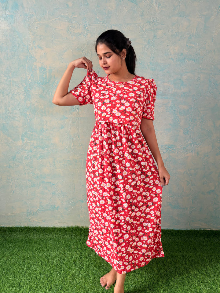 Gold Winner - Zipless Maternity and feeding wear - Midi length