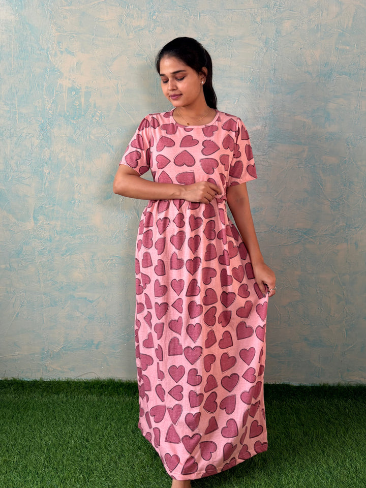 Big Heart - Zipless Maternity and feeding wear - Full length