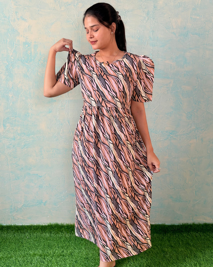 Deer - Zipless Maternity and feeding wear - Midi length