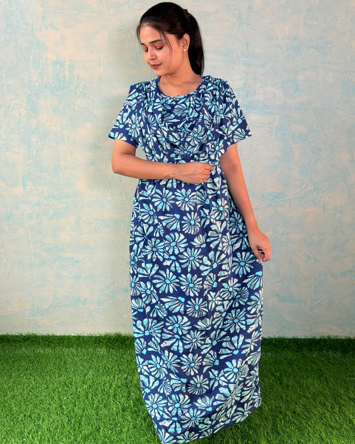 SHAWL design - TETRIS - Zipless Maternity & feeding wear - Full length
