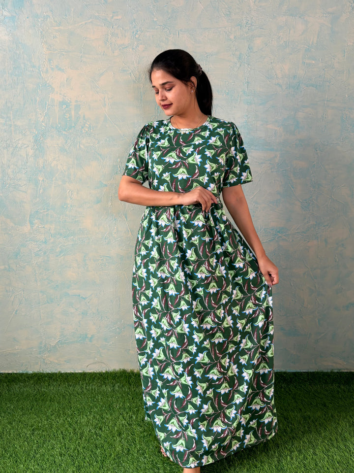 Green Tube - Zipless Maternity and feeding wear - Full length