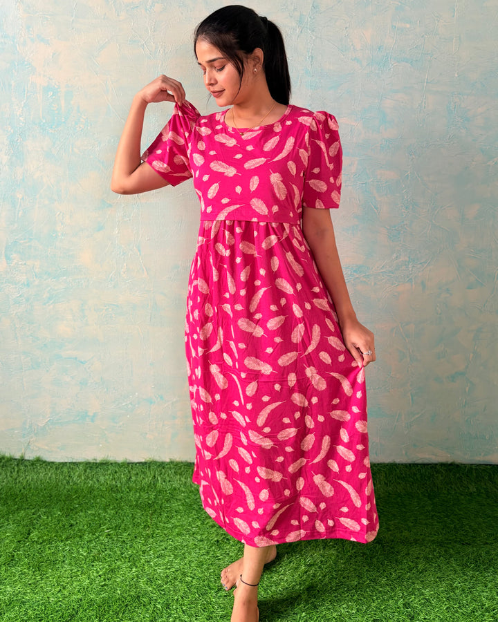 Ostrich - Zipless Maternity & feeding wear - Midi length