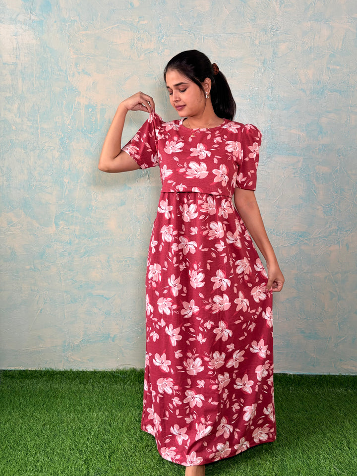 Claire - Zipless Maternity and feeding wear - Full length