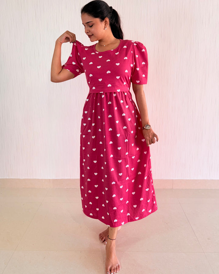 Magenta - Zipless wear - Midi length