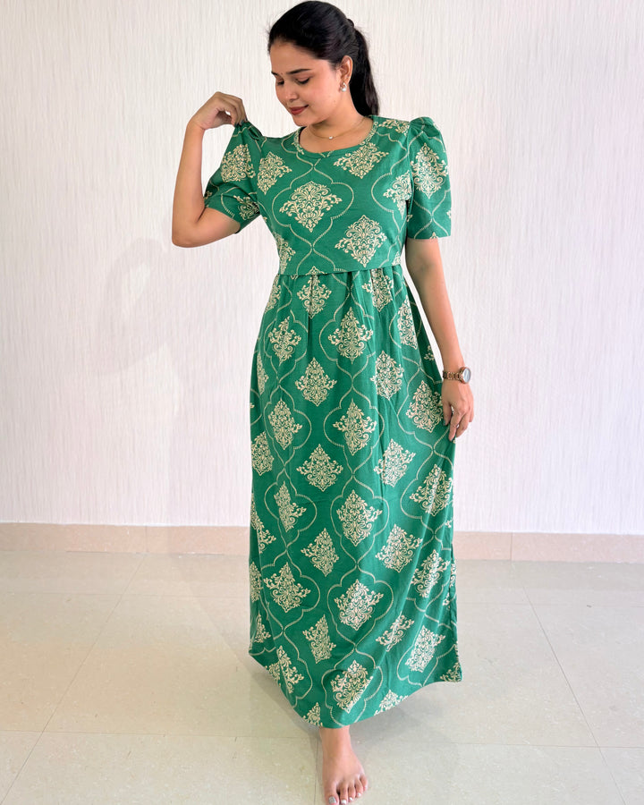 Green Wallpaper - Zipless wear - Full length