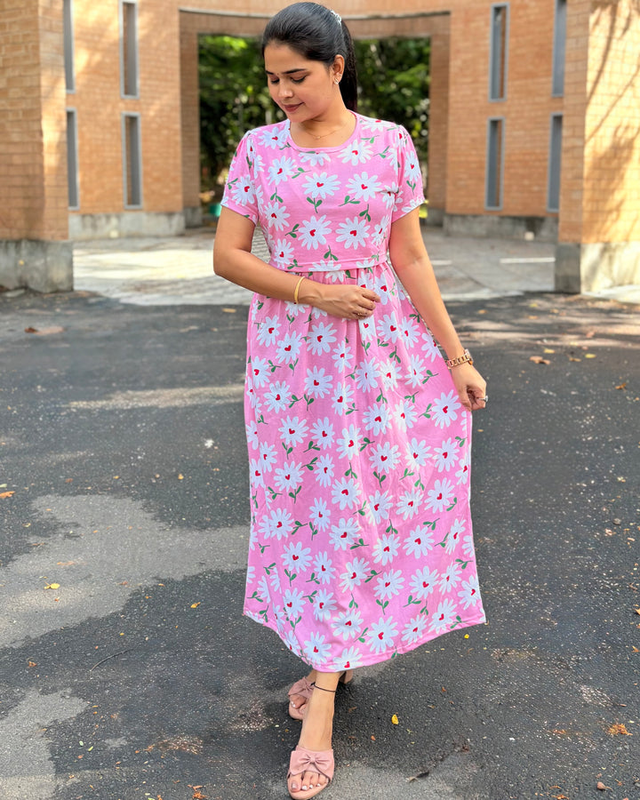 DEEPIKA - Zipless Maternity & feeding wear - Midi length