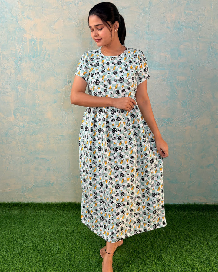 F1 - Zipless Maternity & feeding wear - Midi length