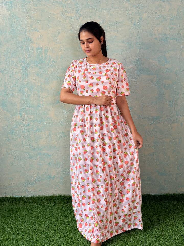 Kajol - Zipless Maternity and feeding wear - Full length