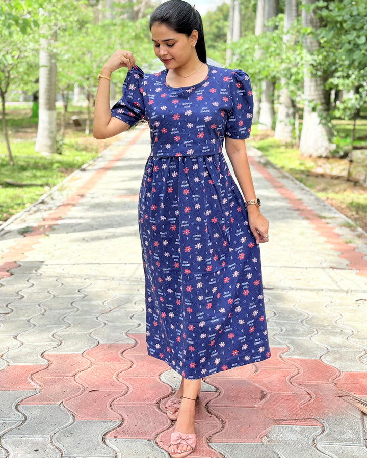 HELLO SUMMER - Zipless Maternity & feeding wear - Midi length