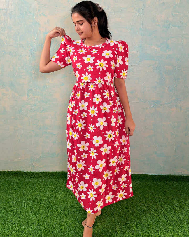 SMILEY - Zipless Maternity & feeding wear - Midi length