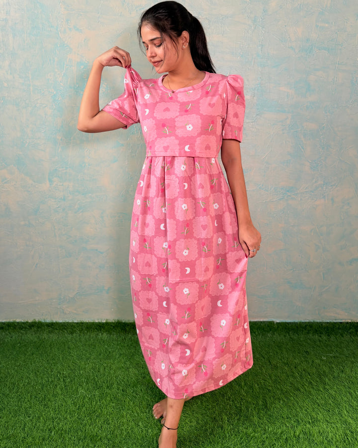 BALCONY - Zipless Maternity & feeding wear - Midi length