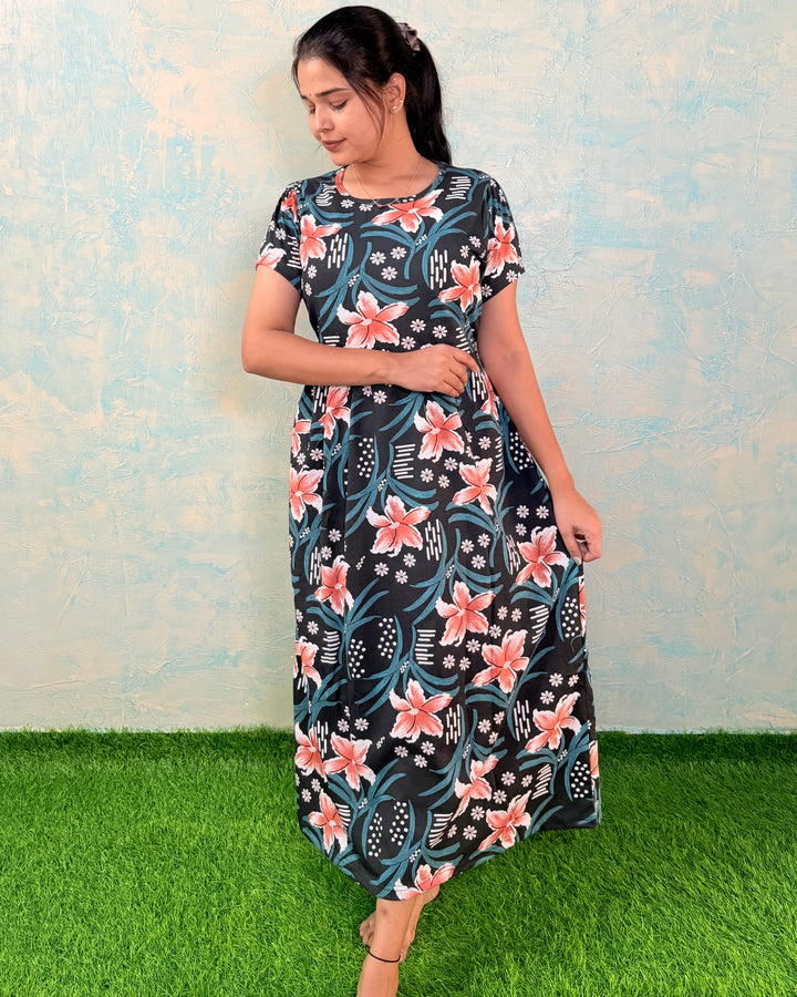 RANCHI - Zipless Maternity & feeding wear - Midi length