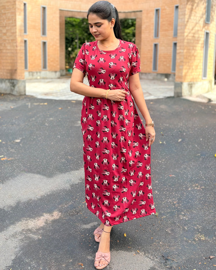 DYED MICKEY - Zipless Maternity & feeding wear - Midi length