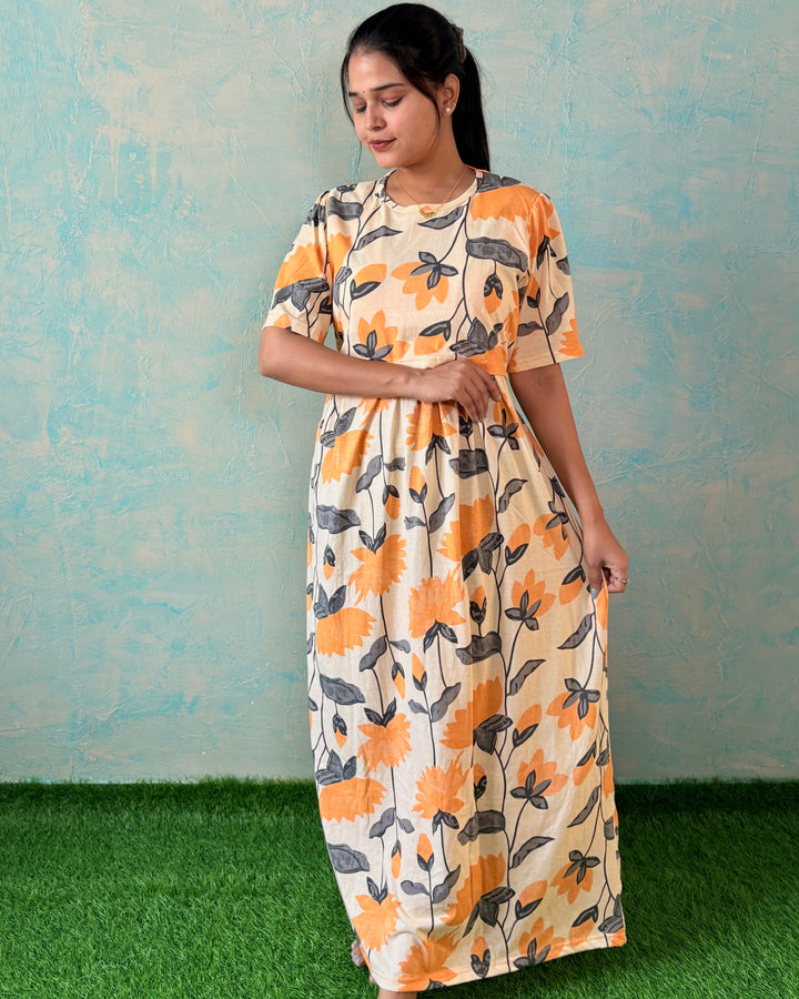 Yellow Pond - Zipless Maternity and feeding wear - Full length