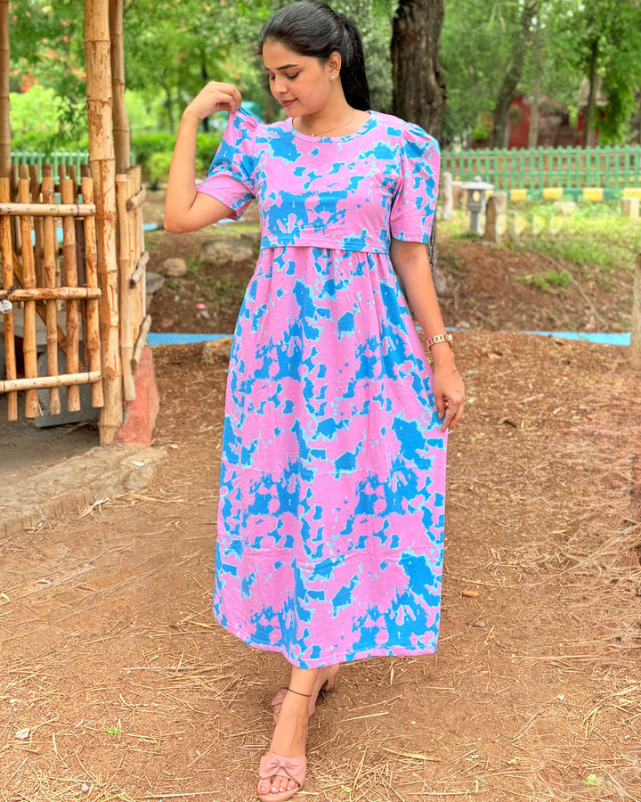 PRAYAG - Zipless Maternity & feeding wear - Midi length
