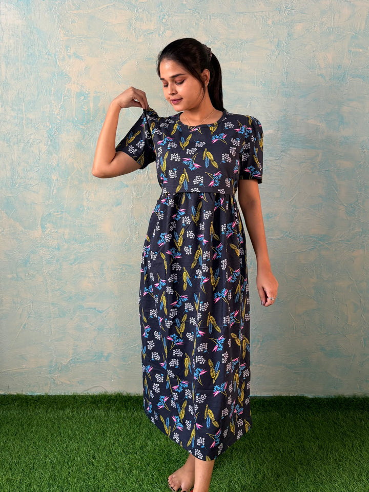 Dark Maize - Zipless Maternity and feeding wear - Midi length