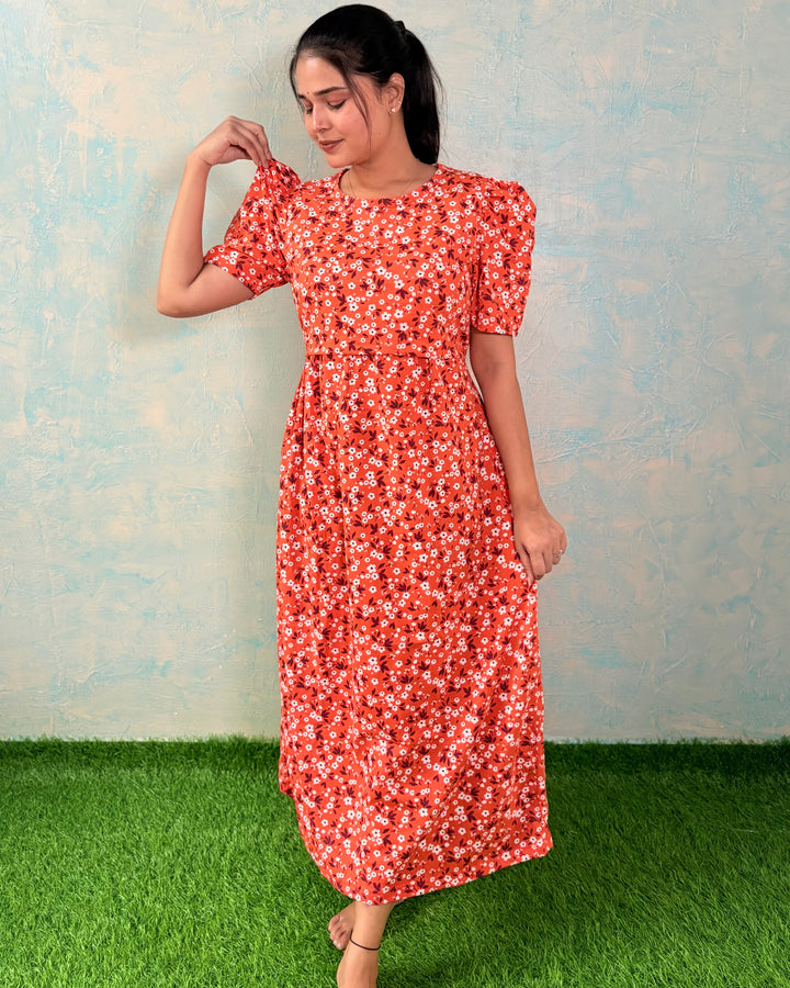 MIRANDA - Zipless Maternity & feeding wear - Midi length