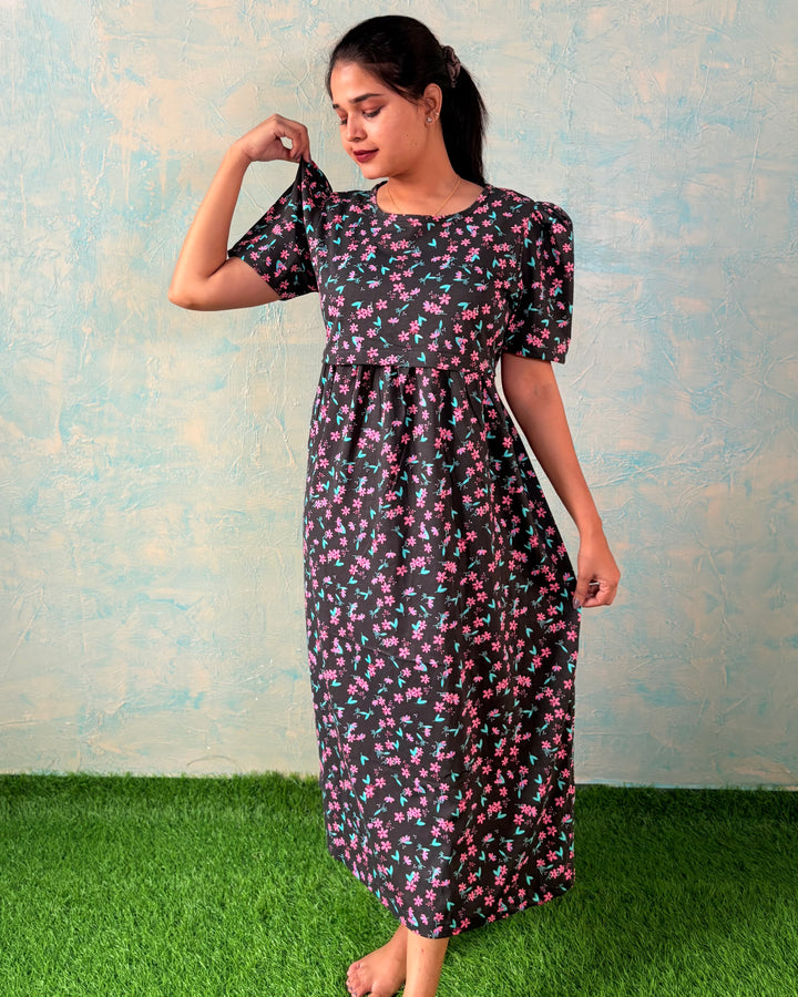 Dark Edition - Zipless Maternity and feeding wear - Midi length