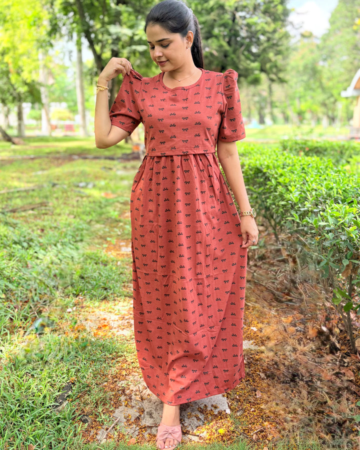 LONG NOTE - Zipless Maternity & feeding wear - Full length