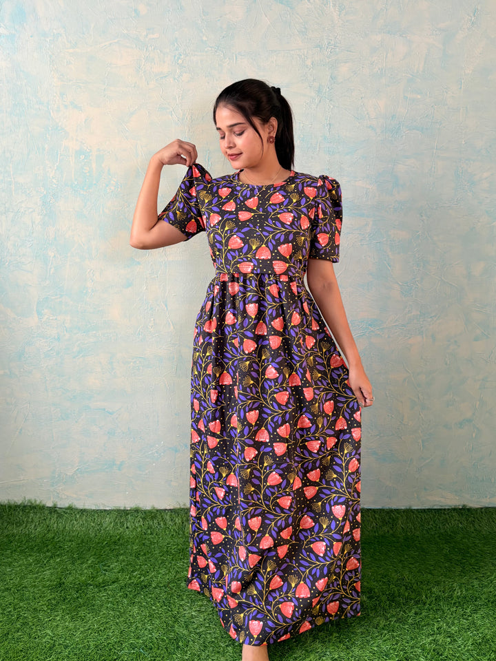 Dull Tulip - Zipless Maternity and feeding wear - Full length