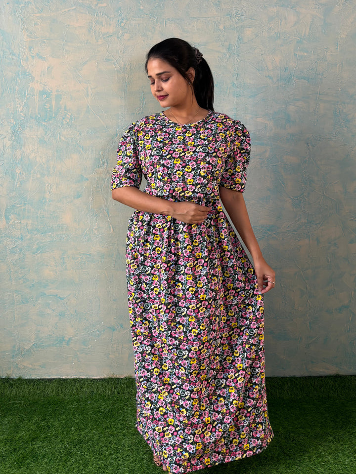 Dahlia - Zipless Maternity and feeding wear - Full length