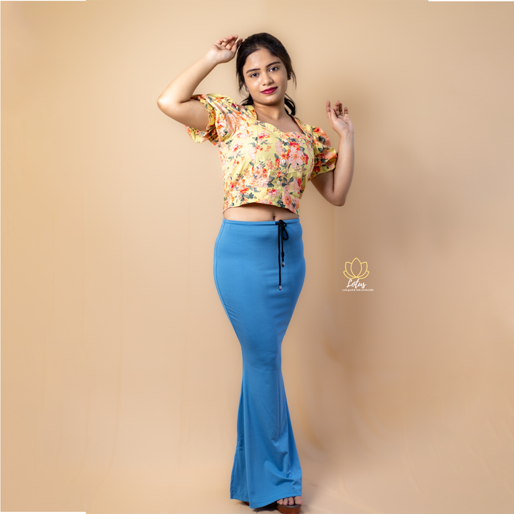 Sky Blue- Saree Shapewear