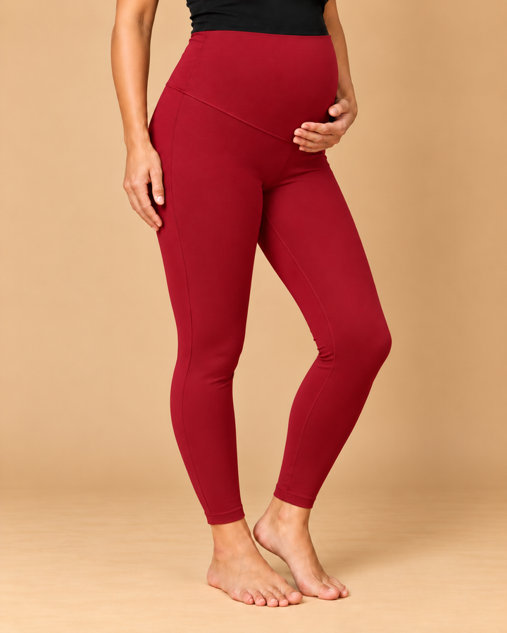 Maroon Maternity leggings